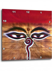 Nepal Kathmandu Valley Wall Clock Multicolour 15x15inch