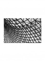 Architecture Of Construction On Canvas Painting Black /White 60x40centimeter