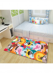 Adorable Cartoon Anti-Skidding Bedroom Floor Mat Multicolour 80 x 120cm