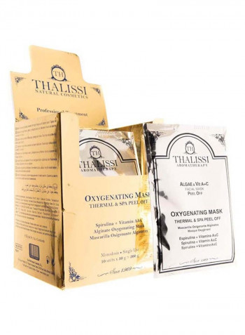 Pack of 10 - Oxygenating Peel Off Mask Clear 300g