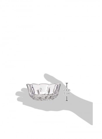 6-Piece Glass Opera Bowl Set Clear 4.5x2x4.5inch