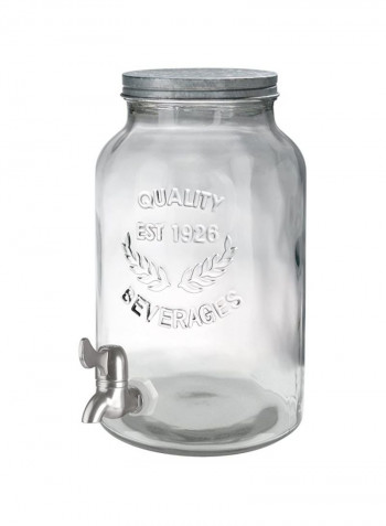 Masonware Beverage Dispenser Jar Clear 5.68L