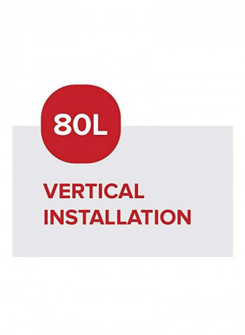 Vertical Electric Water Heater 80L BLU-R  White/Grey