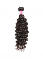 10A Brazilian Long Curly Hair Extension Black 18inch