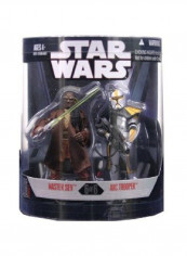 2-Piece Saga Master Sev And Arc Trooper Action Figure