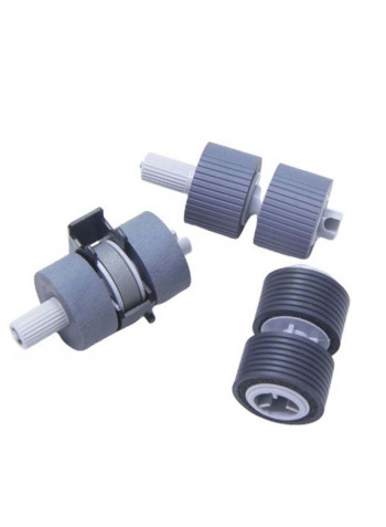 3-Piece Brake And Printer Roller Set Grey/Silver/Black