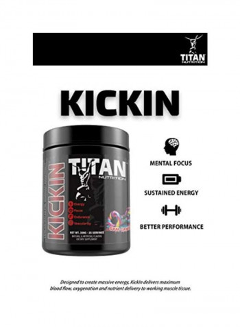 Kickin- Concentrated Pre Workout Supplement