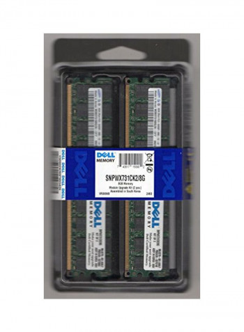 Pack Of 2 DDR2 SDRAM 2x4GB Black
