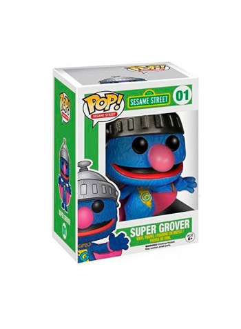 Pop Sesame Street: Super Grover Bobblehead Figure 4890 3.75inch
