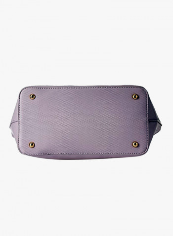 Polyester Blend Handbag LWHB02074LILAC Purple