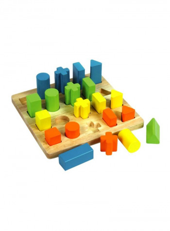 26-Piece Multi-Shape Sorting Board