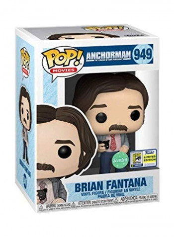 Anchorman Scented Brian Fantana Bobblehead Figure 4x7inch