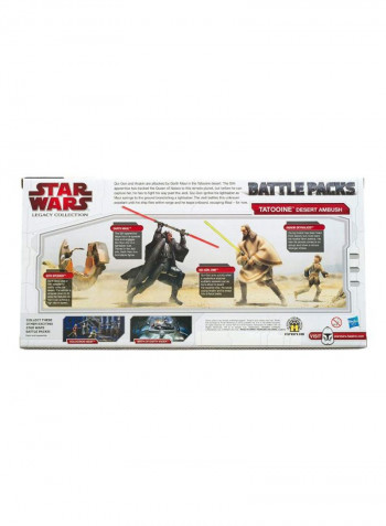 Pack Of 3 Tatooine Desert Ambush Battle Pack Action Figure 3.75inch