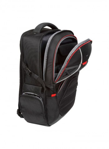 Strike Gaming Laptop Backpack Black/Red
