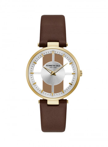 Women's Leather Analog Watch KC15004006