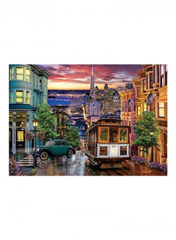 3000-Piece Sunset In San Francisco Jigsaw Puzzle Set