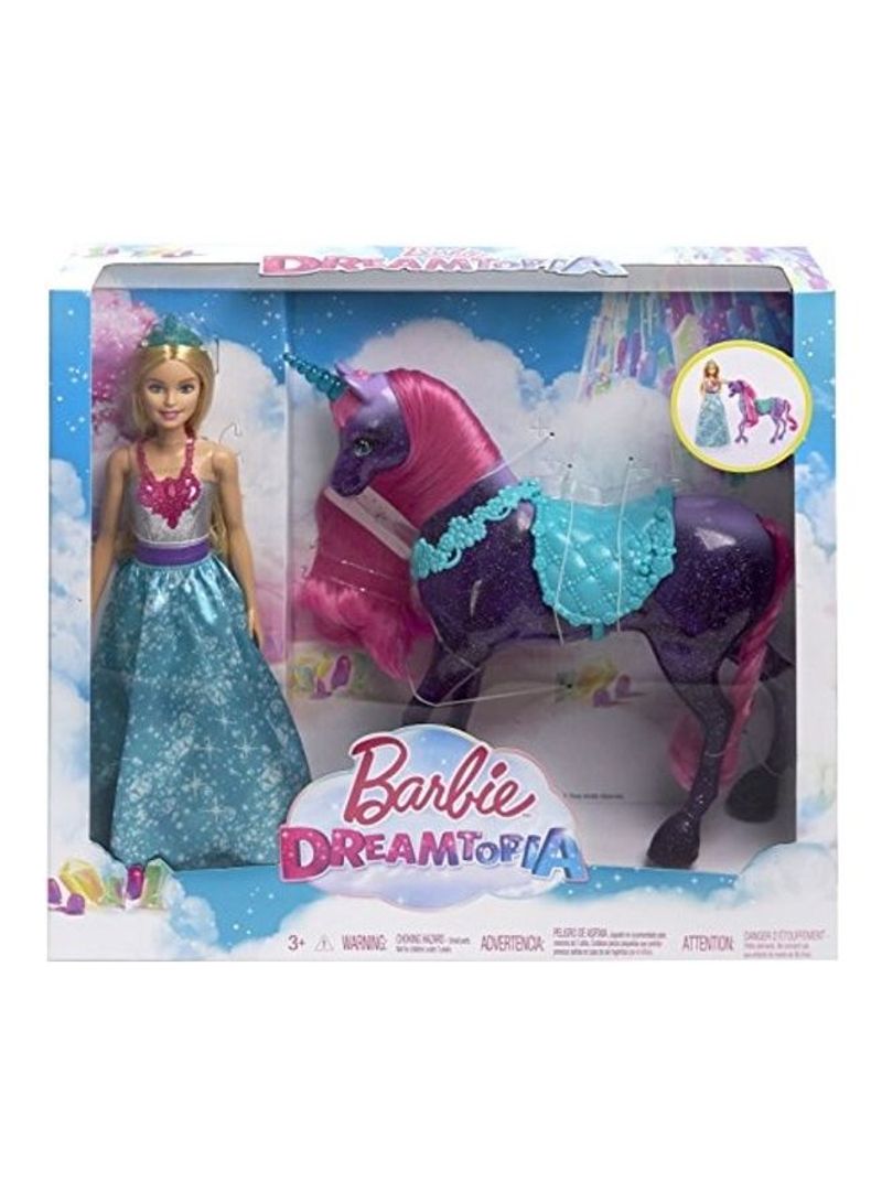 Dreamtopia Princess Doll And Unicorn