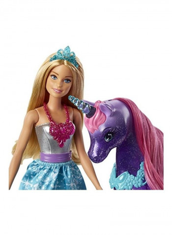 Dreamtopia Princess Doll And Unicorn