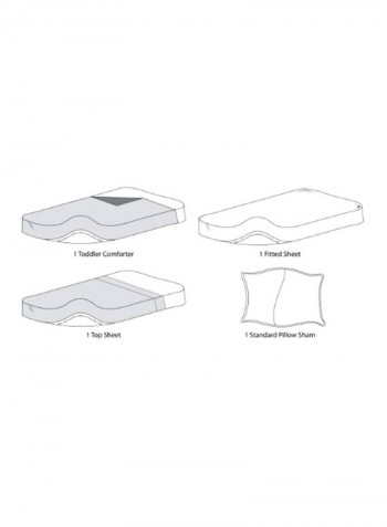 4-Piece Cotton Percale Bedding Set