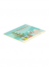 Lhasa Apso Christmas Kitchen Mat Multicolour 11 x 14inch