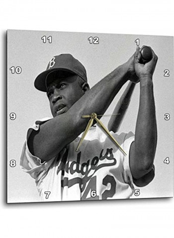 The Brooklyn Dodgers Wall Clock Multicolour 15x15inch