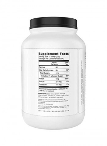 Bone Broth Protein Powder - Vanilla