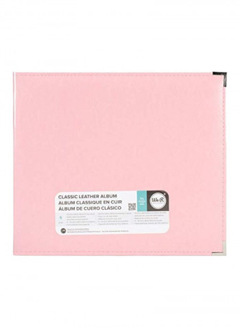 Classic D-Ring Scrapbooking Album Pretty Pink 15.4x2.9x15.2inch