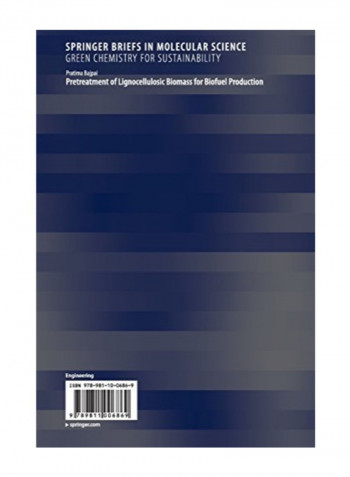 Pretreatment Of Lignocellulosic Biomass For Biofuel Production Paperback