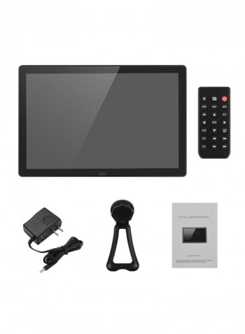 Electronic Lcd Digital Photo Frame Album Kit 10.1inch Black