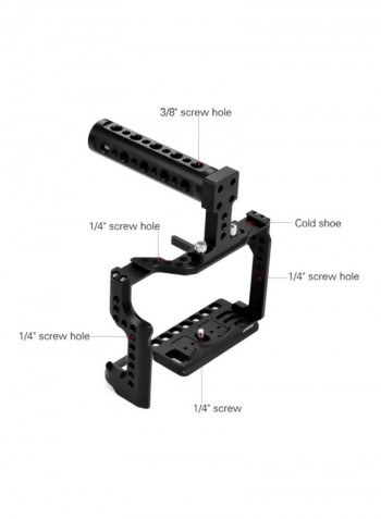 Professional Photography Camera Cage Kit 15.3x11x5.5cm Black