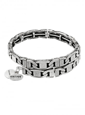 Alex and Ani Freedom Rafaelian Silver Wrap Bracelet