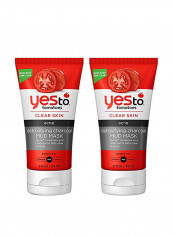 Pack Of 2 Tomatoes Detoxifying Charcoal Mud Mask 59ml