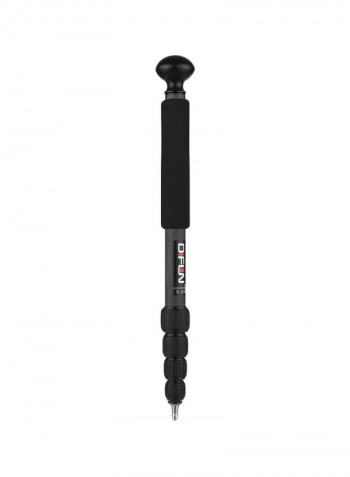 Portable 5-Section Monopod Black