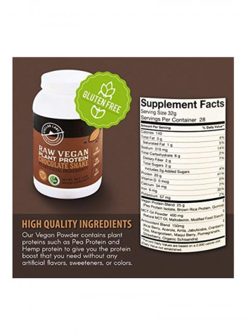 Raw Vegan Plant Protein Powder - Chocolate Shake