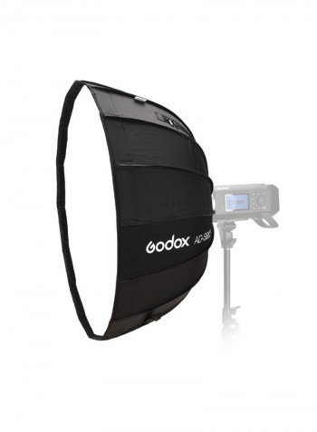 Parabolic Softbox Umbrella Lighting Kit For AD400Pro Flash Light Black