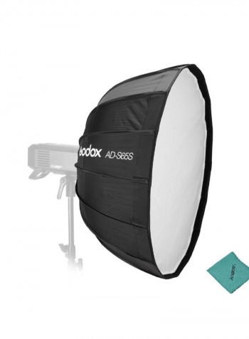 Parabolic Softbox Umbrella Lighting Kit For AD400Pro Flash Light Black