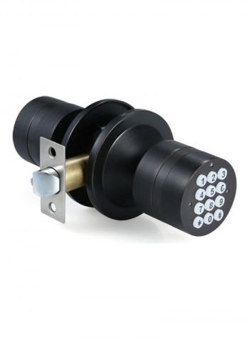 Spherical Electronic Code Door Lock Black