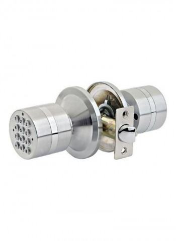 Spherical Electronic Code Door Lock Silver