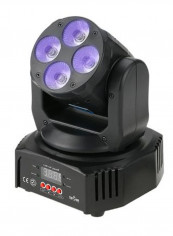 6-In-1 Washing Effect Moving Head Stage Light Black