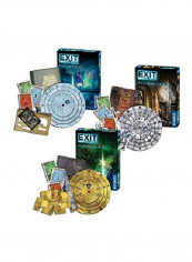 Pack Of 3 Exit Board Game Set