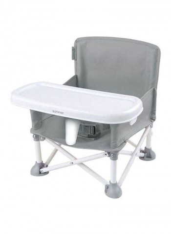 3-Piece Pop N Sit Portable Booster With Roxy Handy Potty And Liner Set - Grey/Red/Purple