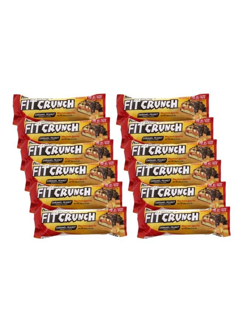 Pack Of 12 Whey Protein Baked Bars - Caramel Peanut