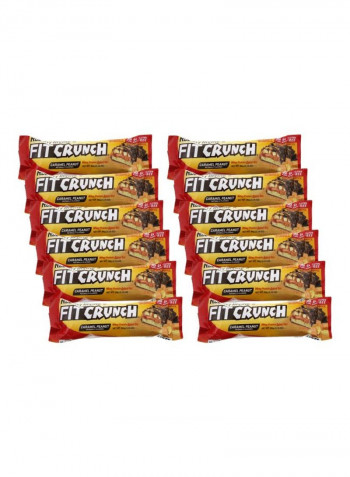 Pack Of 12 Whey Protein Baked Bars - Caramel Peanut