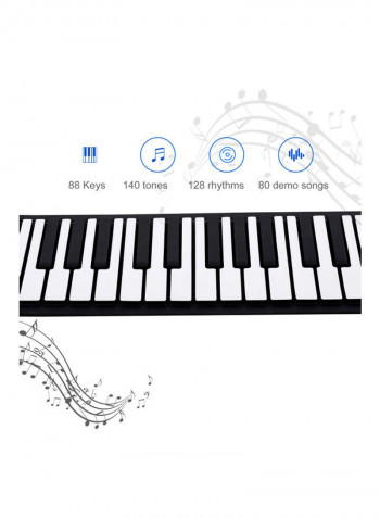 Roll Up Foldable Piano 137.5x17.5cm
