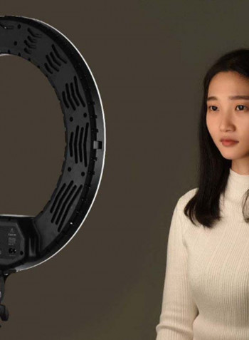 LED Video Ring Light 38cm White/Black