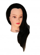 Cosmetology Hair Mannequin Training Head Black 24inch