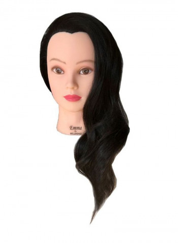 Cosmetology Hair Mannequin Training Head Black 24inch