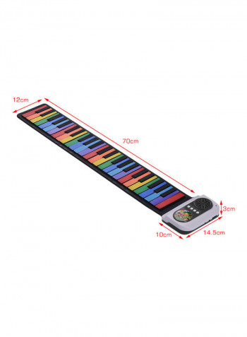 49-Key Portable Roll-Up Piano