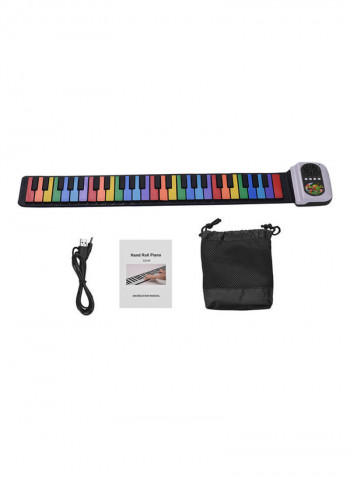 49-Key Portable Roll-Up Piano