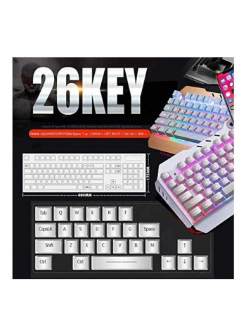 2-Piece Gaming Keyboard And Mouse Set